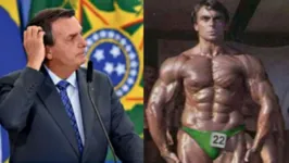 Bolsonaro e o influenciador Paulo Muzy, médico e atleta de fisiculturismo.