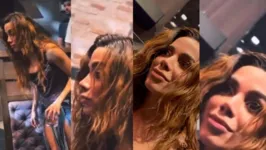 Anitta ficou paralisada e virou meme.