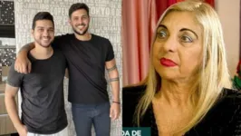 Diogo e Rodrigo Mussi e a mãe  Maria Lúcia: briga em família na imprensa