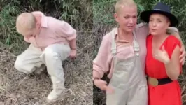 Imagem ilustrativa da notícia  Vídeo: Angélica flagra Xuxa defecando no mato: 'que é isso?'