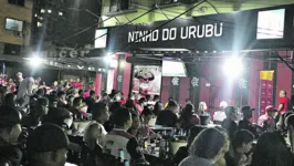 Ninho do Urubu de Belém ficou lotado de flamenguistas para ver a classificação à semi da Copa do Brasil.