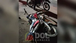A colisão frontal entre as duas motocicletas, uma Bros e uma Biz, vitimou cinco pessoas