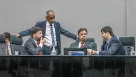 Deputados em votação