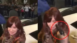 Imagens flagraram momento em que brasileiro tentou matar Cristina Kirchner.