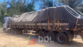 A carga iria para exportação, mas foi retida no posto fazendário de São Geraldo do Araguaia
