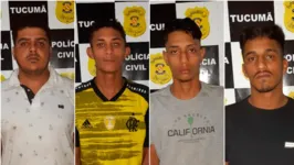 Lucas Rafael Mascarenhas Santos, João Batista Feitosa Neto, Laynon Soares Guimarães e Luiz Felipe Silva Neto