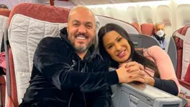 Belo e Gracyanne Barbosa estão viajando por Portugal