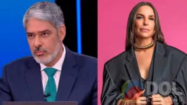 William Bonner ignora a cantora Ivete Sangalo na portaria da TV Globo