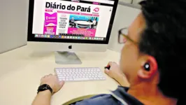 No ar desde 2009, a edição eletrônica permite ler o jornal DIÁRIO DO PARÁ gratuitamente pela internet