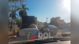 Na manhã desta segunda-feira (5) mais um engarrafamento foi registrado na BR-230 em Marabá