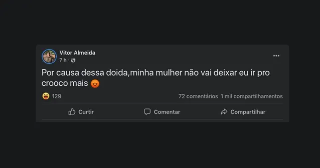 Imagem ilustrativa da notícia Peladona do Croco: veja os comentários e memes na web