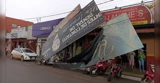 Imagem ilustrativa da notícia Ventania causa prejuízos aos moradores de Parauapebas 