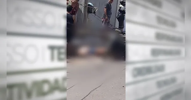 Imagem ilustrativa da notícia Vídeo: mulher é atingida por poste em rua de Abaetetuba