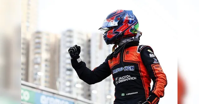 Imagem ilustrativa da notícia Drugovich vence GP da Holanda e fica próximo de título da F2