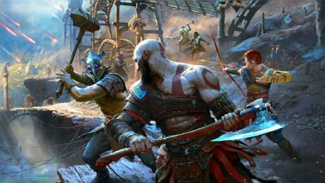 Imagem ilustrativa da notícia GOW Ragnarök recebe gameplay mostrando mecânica de combate