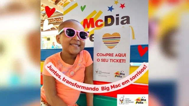 Imagem ilustrativa da notícia McDia Feliz: campanha beneficiará Casa Ronald McDonald Belém