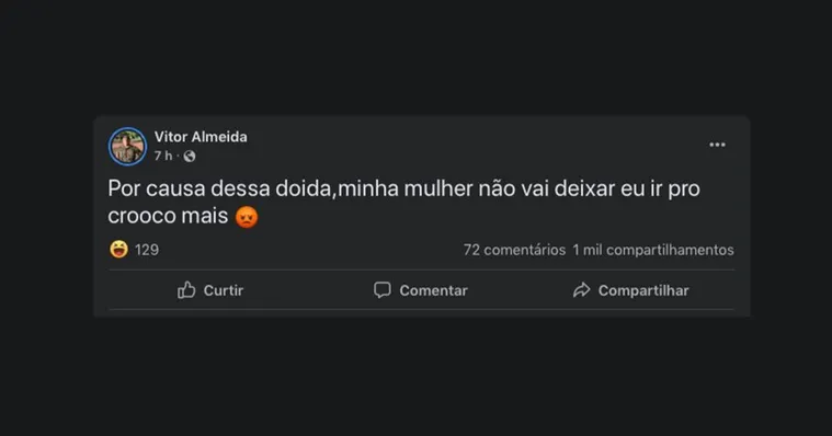 Imagem ilustrativa da notícia Peladona do Croco: veja os comentários e memes na web