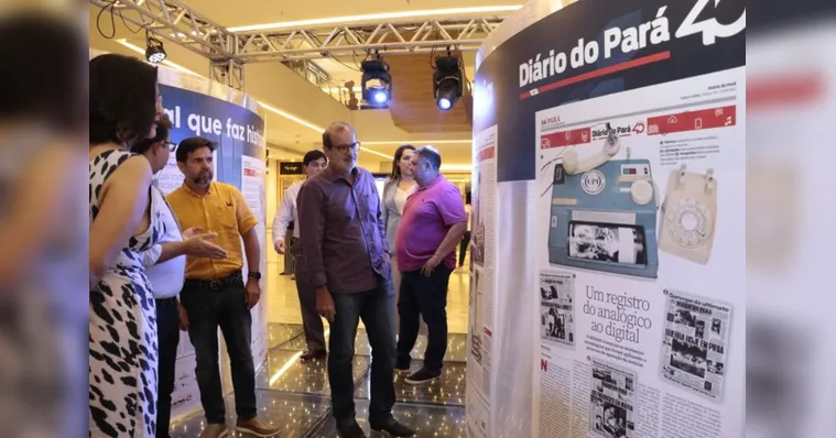 Imagem ilustrativa da notícia Exposição
destaca os 40 anos de história do DIÁRIO