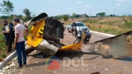 De acordo com informações, o carro-forte estava indo em sentido Marabá-Eldorado