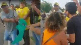 Alunos faziam manifestação em frente ao campus da Ufra quando apoiadores de Bolsonaro chegaram e agressão ocorreu