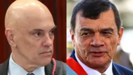 o presidente do TSE, Alexandre de Moraes e o ministro da Defesa, Paulo Sérgio Nogueira.