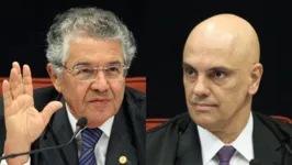 Marco Aurelio e Alexandre de Moraes
Marco Aurélio e Alexandre de Moraes