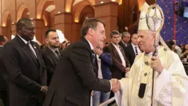 Bolsonaro foi acompanhado do seu ex-ministro (Infraestrutura) e candidato ao Governo de São Paulo, Tarcísio de Freitas (Republicanos).