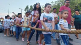 A pequena procissão é realizada todo ano, no Dia das Crianças em homenagem à Nossa Senhora Aparecida, comemorada também em 12 de outubro.