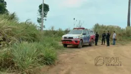 Corpo estava próximo de uma cerca e foi encontrado por volta de 8h por um agricultor que passava pela estrada, no Ramal Cama de Vara, próximo ao antigo Centro de Recuperação da cidade