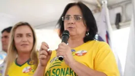 Ex- ministra da Mulher, da Família e dos Direitos Humanos, Damares Alves.