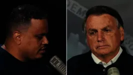 Jair Bolsonaro proferiu falas racistas durante conversa com ao apresentador Felipe Vilela.