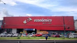 Supermercado Econômico, localizado no Entroncamento em Belém.