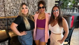 Viviane Batidão, Valéria Paiva e Rebeca Lindsay.