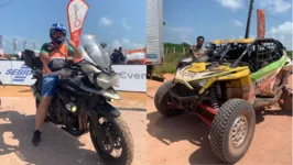 Na tarde deste sábado já ocorre a chegada dos veículos participantes (carros, motos e UTVs), na praia do Atalaia