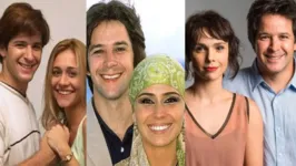 Murillo Benício e Alessandra Negrini, Giovanna Antonelli e Débora Falabella.