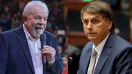 .Lula e Bolsonaro: o candidato que atingir mais de 50% dos votos válidos vence as eleições no primeiro turno