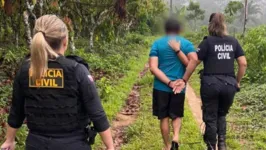 Polícia Civil do Pará deu cumprimento a um mandado de prisão temporária contra o acusado