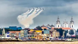 Neste domingo, os céus de Belém irão voltar a receber acrobacias e fumaça