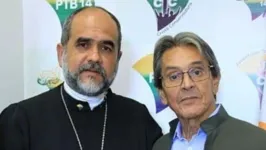 Padre Kelmon e Roberto Jefferson