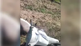 A vítima conduzia uma moto Biz branca.
