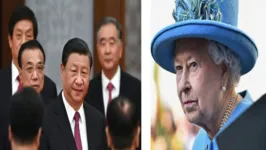 Uma delegação ligada ao regime da China foi impedida de entrar no Palácio de Westminster, onde está o caixão da rainha Elizabeth 2ª.