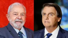 Lula e Bolsonaro: diferença subiu de 15 para 16 pontos percentuais