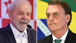 Pesquisa mostra vantagem de Lula sobre Bolsonaro