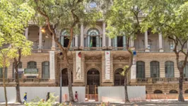 Palácio de São Cristóvão, sede do Museu Nacional na Quinta da Boa Vista, na zona norte do Rio de Janeiro