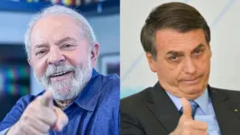 Lula e Bolsonaro candidatos a presidência
