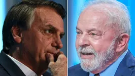 Presidente Jair Bolsonaro e Lula