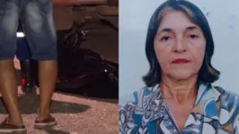 Maria Mendonça dos Santos, de 72 anos, foi assassinada e teve o corpo enterrado em concreto no quintal da própria casa.