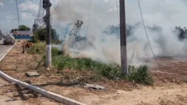 Equipe do Corpo de Bombeiros e da Brigada da Defesa Civil de Marabá foram acionadas para atender a ocorrência