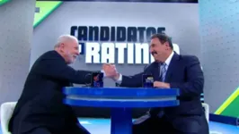 Lula (PT) participou de sabatina no Programa do Ratinho (SBT)