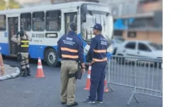 Agentes de transporte farão os desvios de linhas de ônibus na área do percurso do Círio das Crianças.